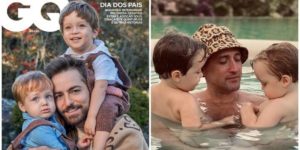 Detalhe por trás de capa de Thales Bretas com os filhos chocou aos fãs de Paulo Gustavo (Imagem: Reprodução)