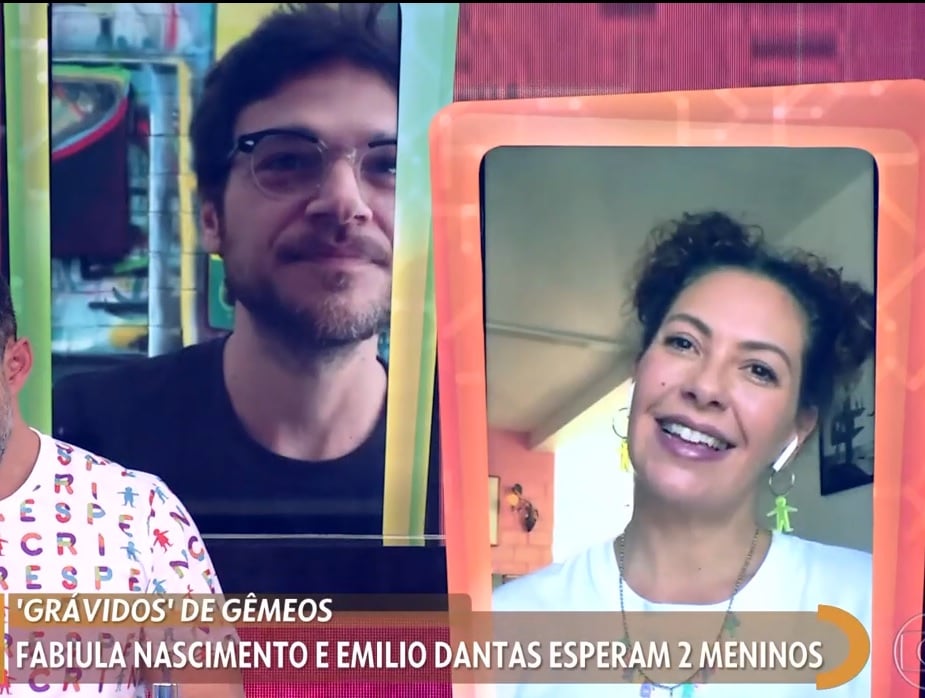 Emílio Dantas e Fabíula Nascimento 