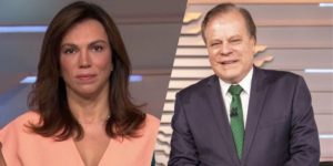 Ana Paula Araújo e Chico Pinheiro (Montagem: TV Foco)