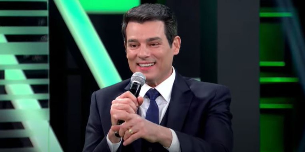 Celso Portiolli no "Show do Milhão PicPay" (Foto: Reprodução/YouTube)