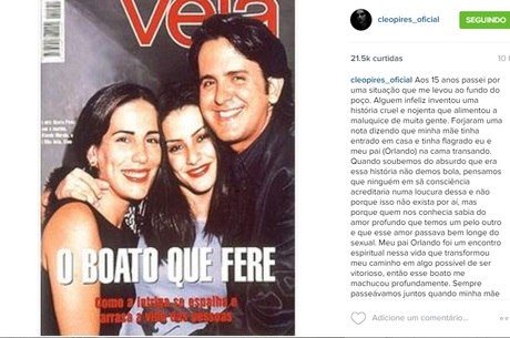 Drama envolvendo Cleo, Glória Pires e Orlando Morais parou nas revistas (Foto: Reprodução/Instagram)