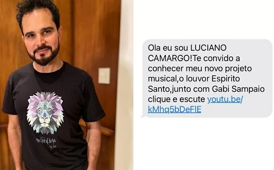 Luciano Camargo acabou sendo criticado (Foto: Reprodução)