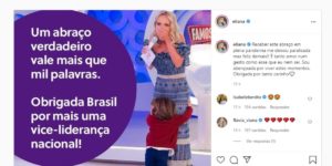 "Me deixou paralisada", Eliana perde o chão com fim de programa e se despede no SBT em textão: "Obrigada Brasil"