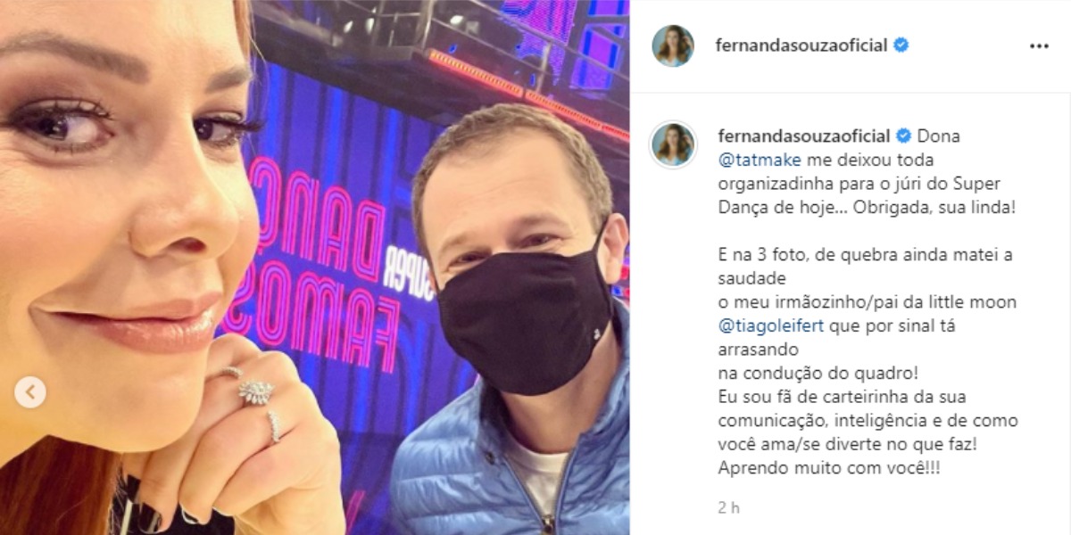 Após dá não em Faustão. Fernanda Souza vai para o Super Dança dos Famosos (Foto: Reprodução)