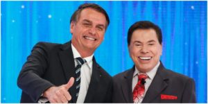 Jair Bolsonaro e Silvio Santos, do SBT - Foto: Reprodução