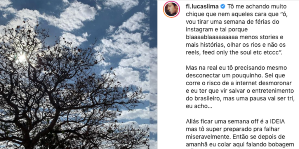 Marido de Sandy, Lucas Lima, confirma que vai se desligar (Foto reprodução) 