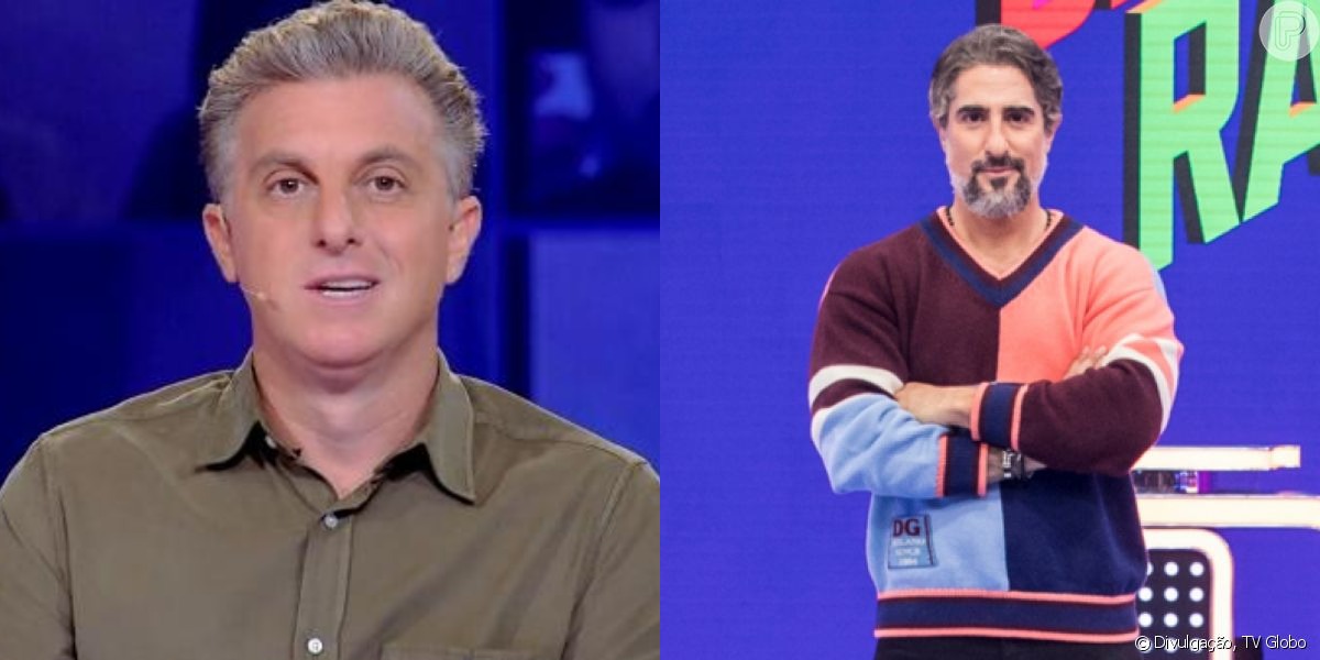 Luciano Huck e Marcos Mion tem quebra pau escancarado (Foto: Reprodução)