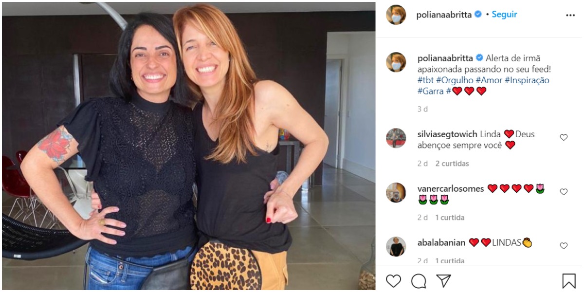 Poliana Abritta surpreendeu no Instagram - Foto: Reprodução