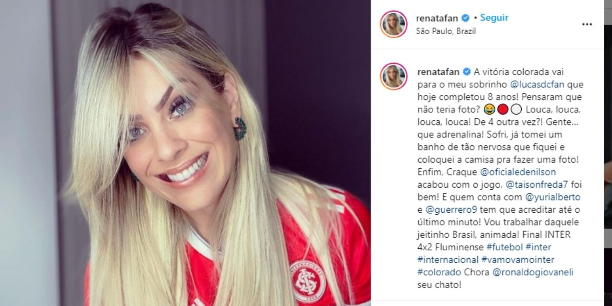 "Acabou", Renata Fan confirma fim após quebra-pau com Denílson, explode em verdades e desaba: "Sofri"