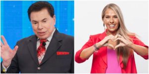 Silvio Santos e Adriane Galisteu - Foto: Montagem