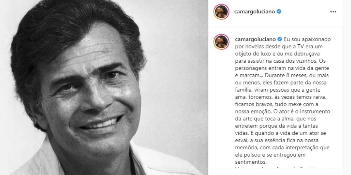 Perda irreparável de Luciano Camargo é anunciada e comunicado em seu perfil devasta: "Final trágico"