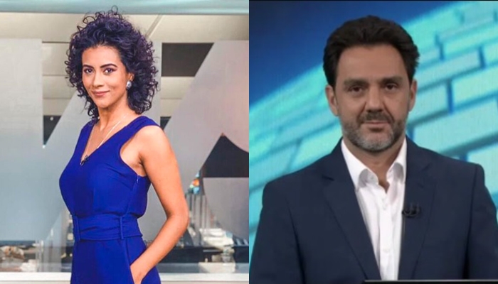 Aline Midlej e Paulo Renato Soares