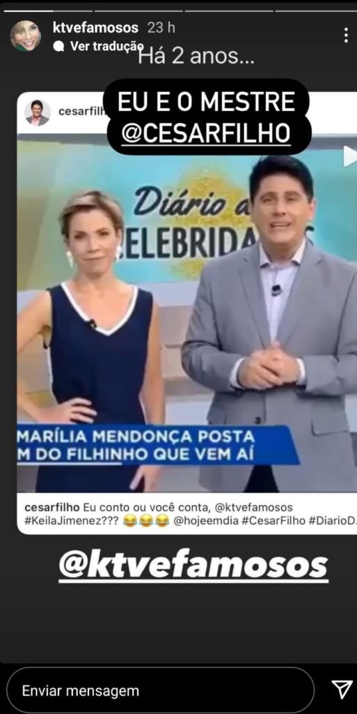 César Filho e Keila Jimenez 