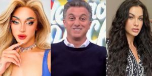 Pabllo Vittar, Luciano Huck e Andressa Suita (Reprodução)