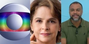 Globo, Drica Moraes e Denílson (Reprodução)