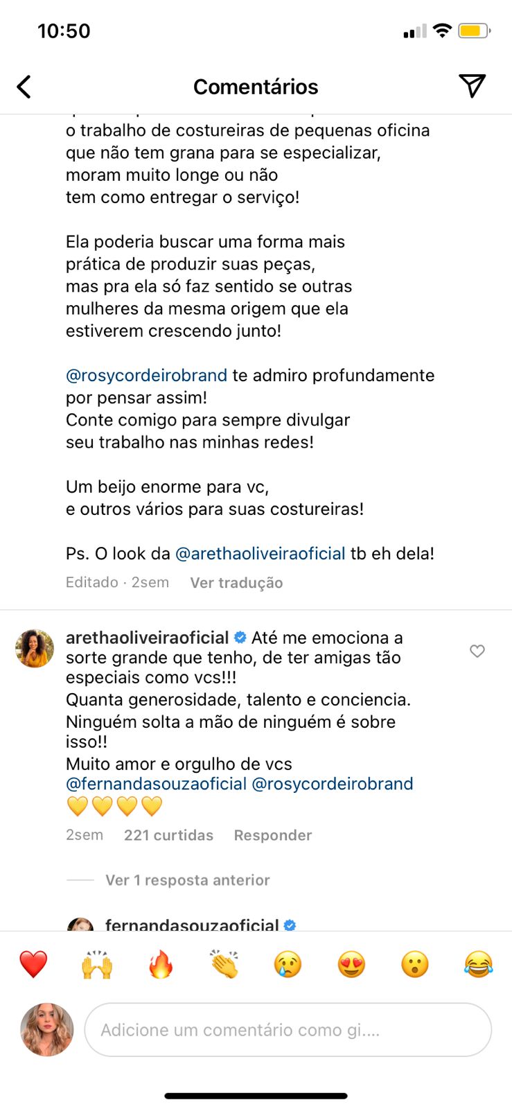 Fernanda Souza tem relação com duas amigas exposta (Reprodução) 