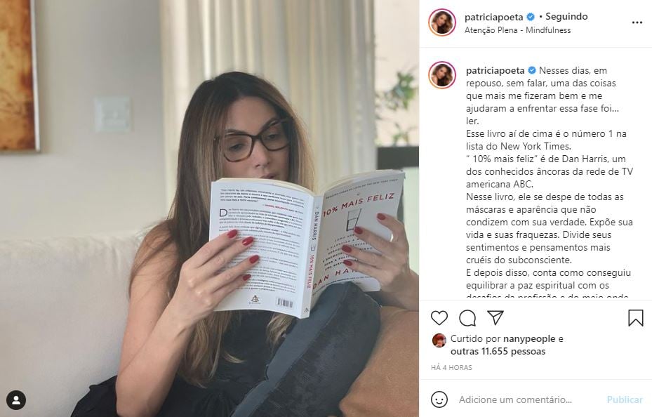 Patrícia Poeta revelou o grande drama de sua vida (Foto: Reprodução)