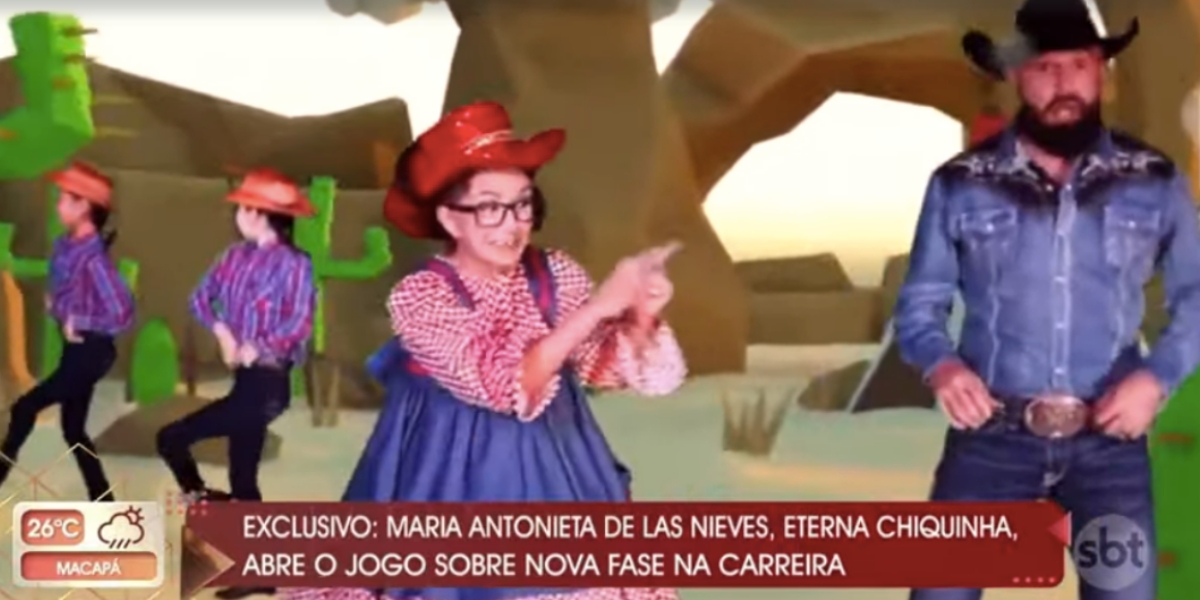 Patrícia Abravanel e Gabriel Cartolano falam sobre Chiquinha (Reprodução)