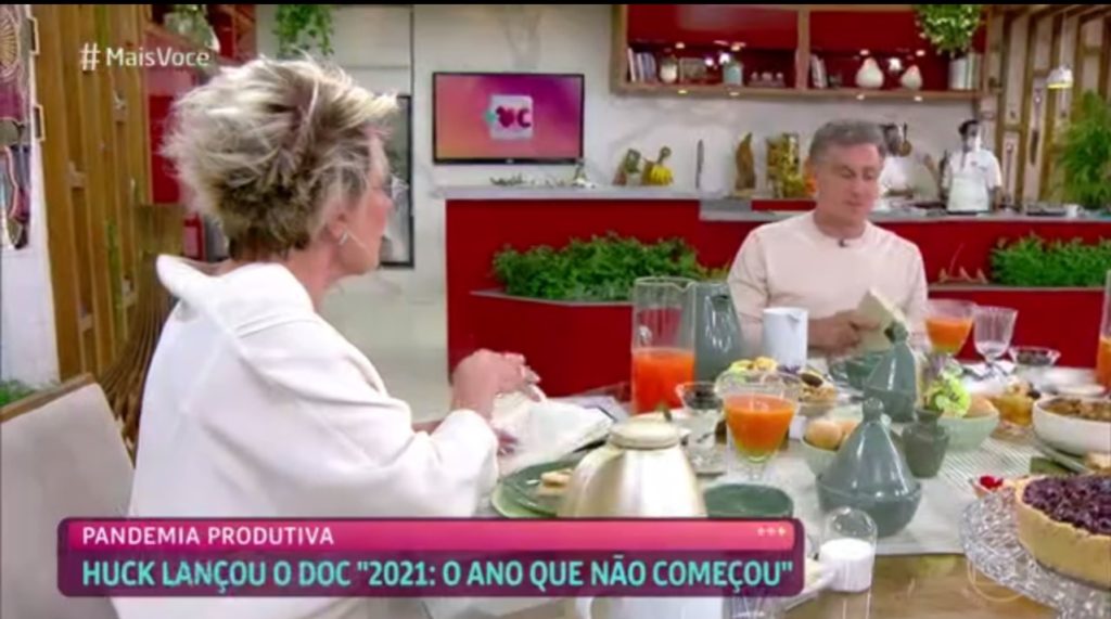 Ana Maria Braga e Luciano Huck