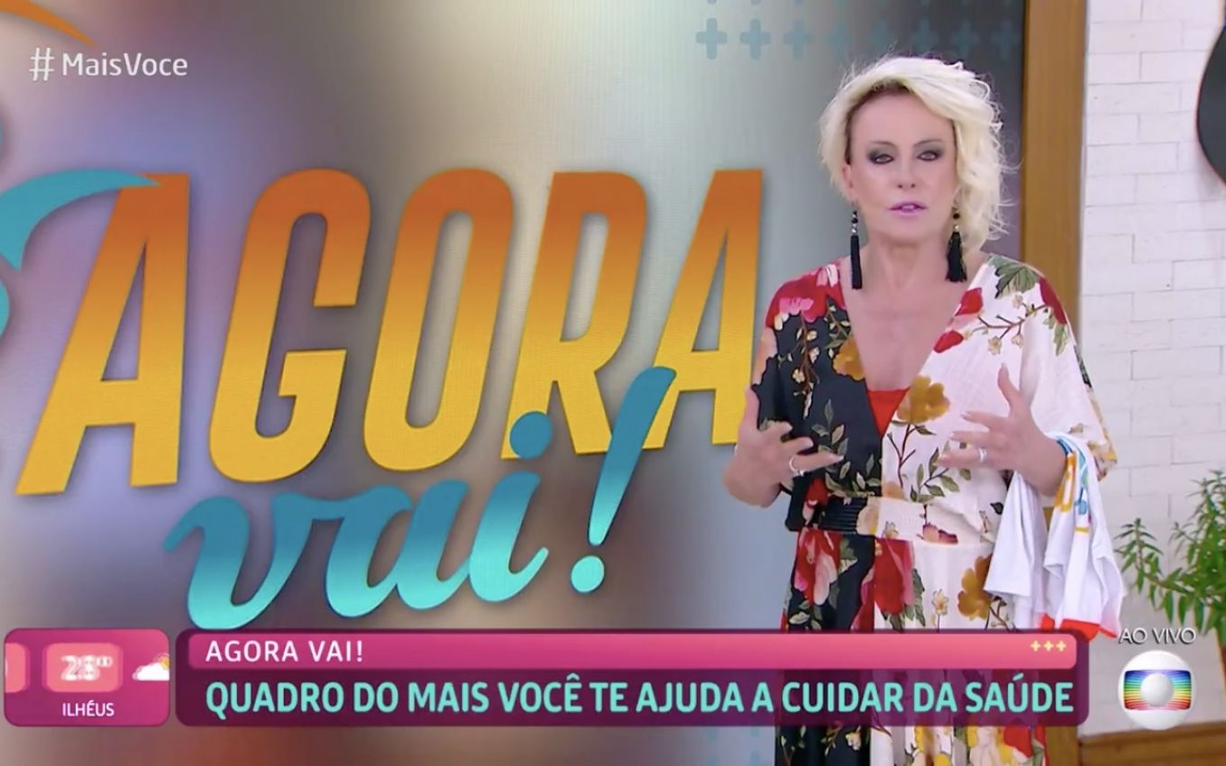 Ana Maria toma fenômeno das mãos de Silvio Santos, anuncia estreia no Mais Você e confirma: "A gente precisa"