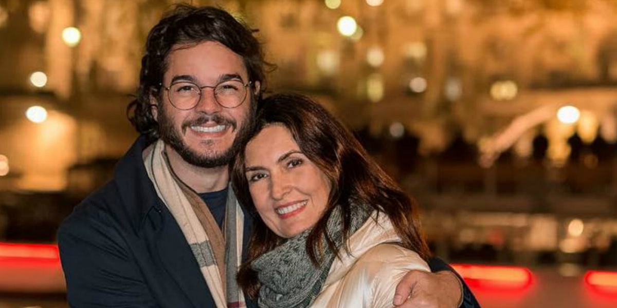 Fátima Bernardes e Túlio Gadêlha (Foto: Divulgação)