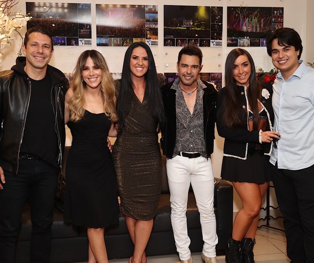 Marcus Buaiz, Wanessa, Graciele, Zezé, Amabylle e Igor (Foto: Reprodução/ Instagram)