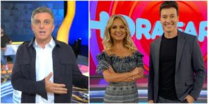 Luciano Huck concorrerá com Eliana e Rodrigo Faro - Foto: Montagem