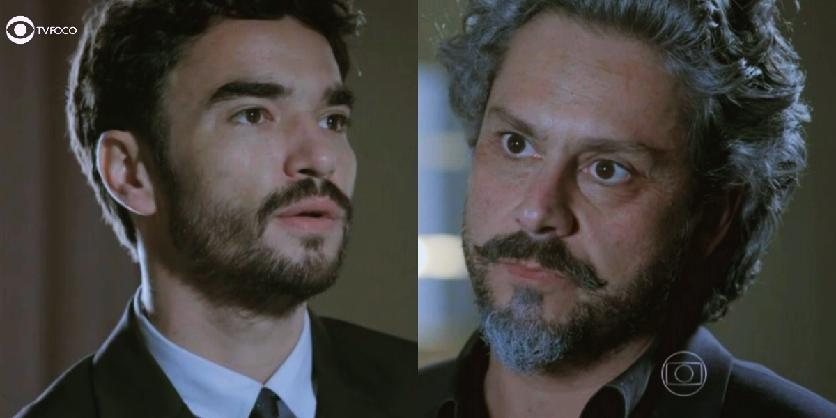 José Alfredo e José Pedro em Império (Foto: Montagem/TV Foco/ Reprodução/Globo)