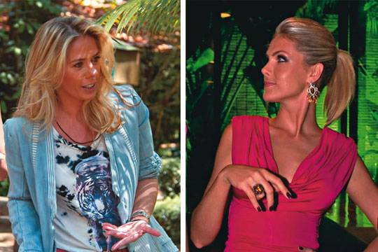 Ana Hickmann e Adriane Galisteu não se bicam nos bastidores da Record - Reprodução