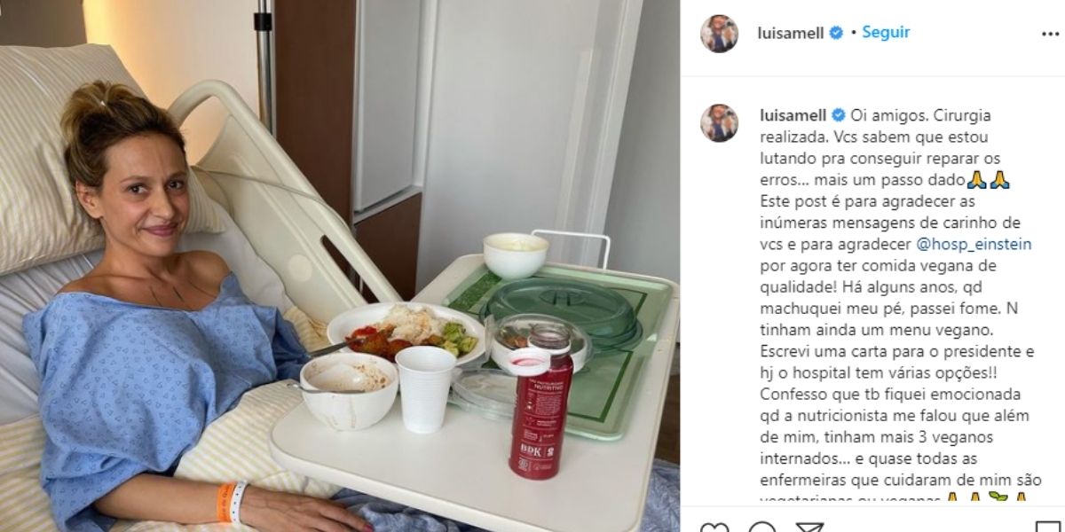 Luisa Mell tem foto destruída em cama de hospital divulgada e luta pela vida após cirurgia forçada e com erros