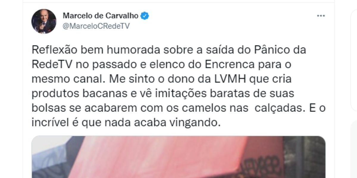 Dono da RedeTV! quebra silêncio sobre demissão do Encrenca e detona indireta à Band: "Imitações baratas"