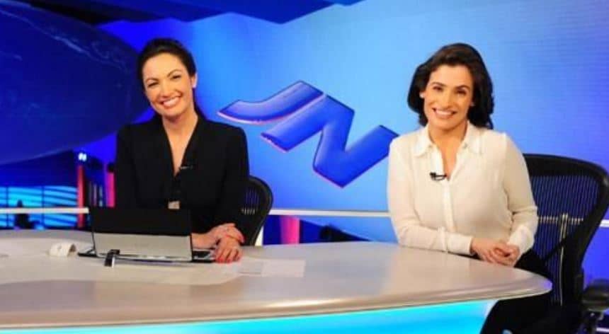 Renata Vasconcellos tomou o lugar de Patrícia Poeta no "Jornal Nacional" (Foto: Divulgação/TV Globo)