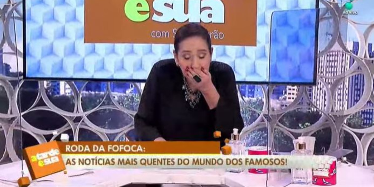 Sonia Abrão, que tomou susto ao anunciar morte de Dudu Braga, registrou uma melhora na prévia da audiência da TV de hoje (Foto: Reprodução/RedeTV!)