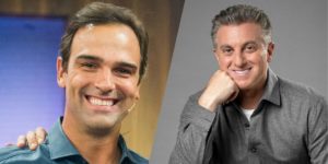 Tadeu Schmidt e Luciano Huck (Montagem: TV Foco)