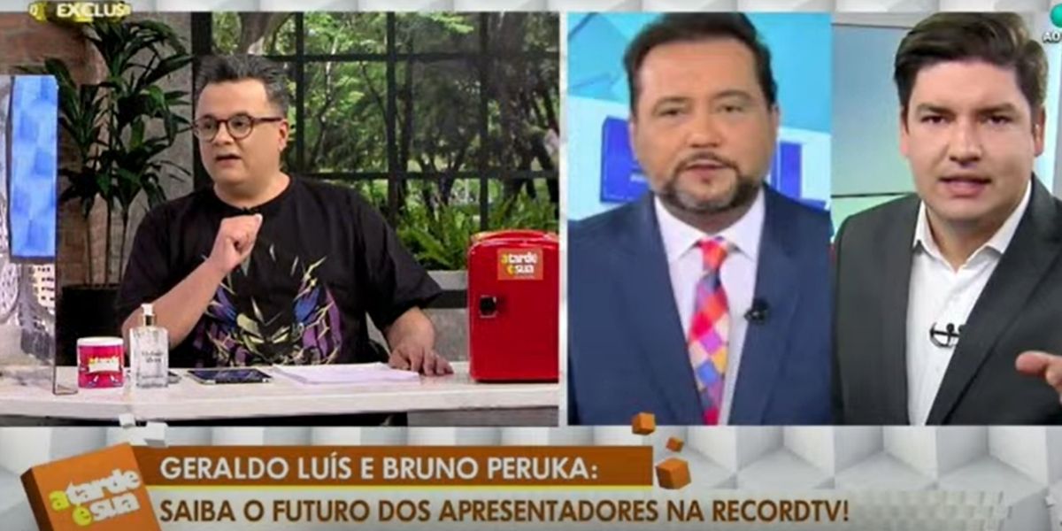 Apresentador do Balanço Geral é chamado em salinha na Record e Geraldo Luís tem desfecho na emissora: "Fora"