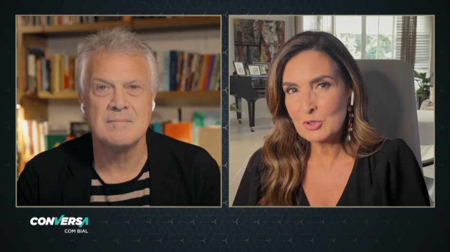 Pedro Bial e Fátima Bernardes