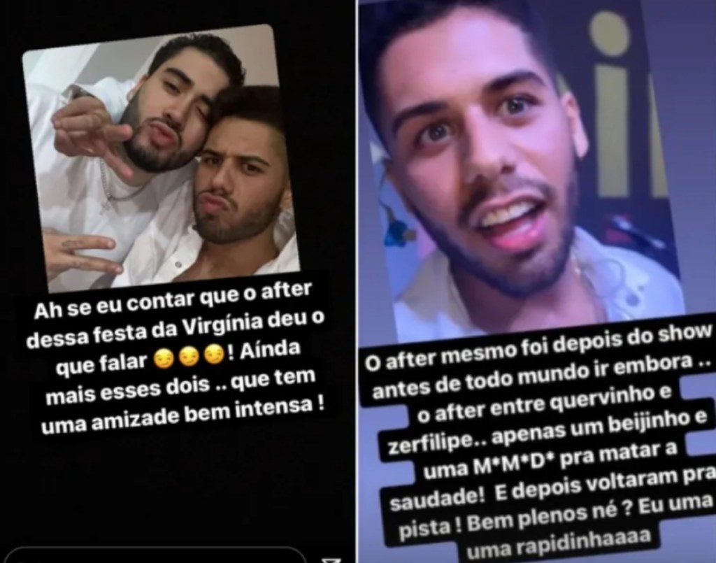 Perfil acusa artistas de traírem suas mulheres em banheiro de festa foto