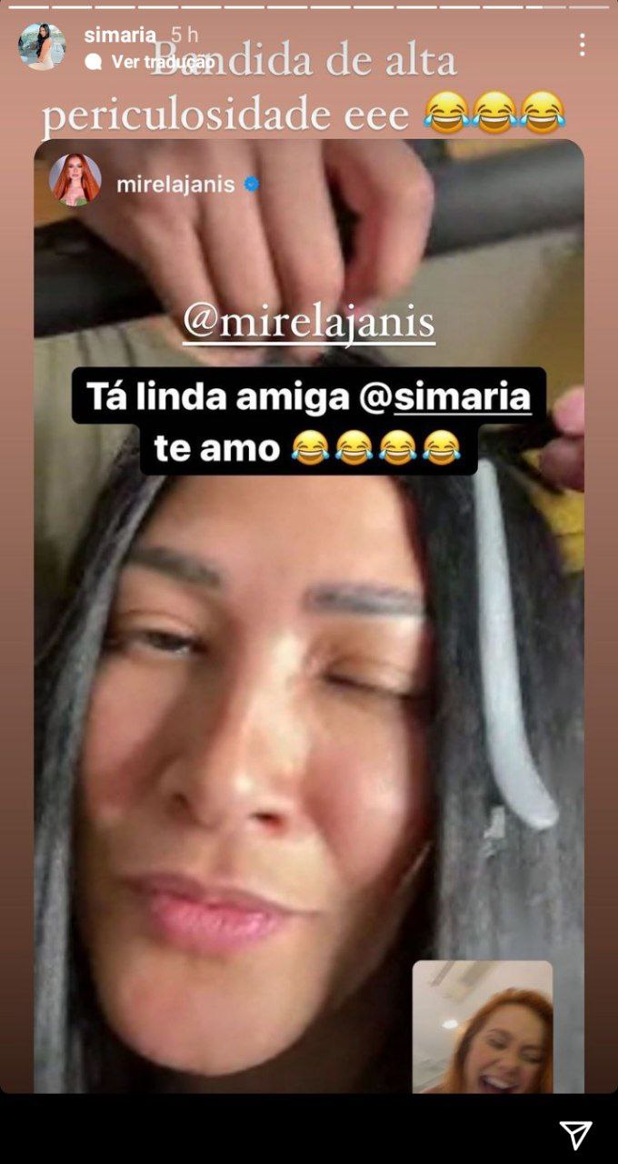 Simaria surgiu com o rosto deformado (Foto: Reprodução/ Instagram)