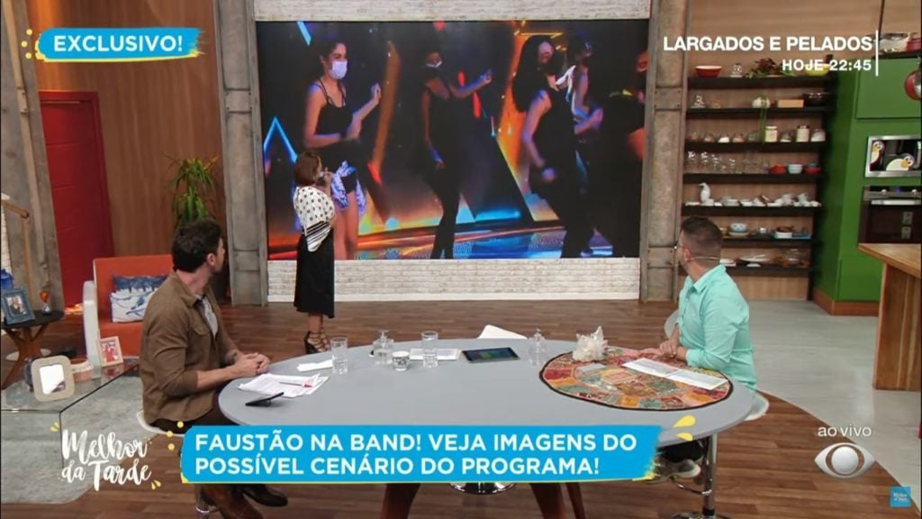 Faustão e Catia Fonseca 