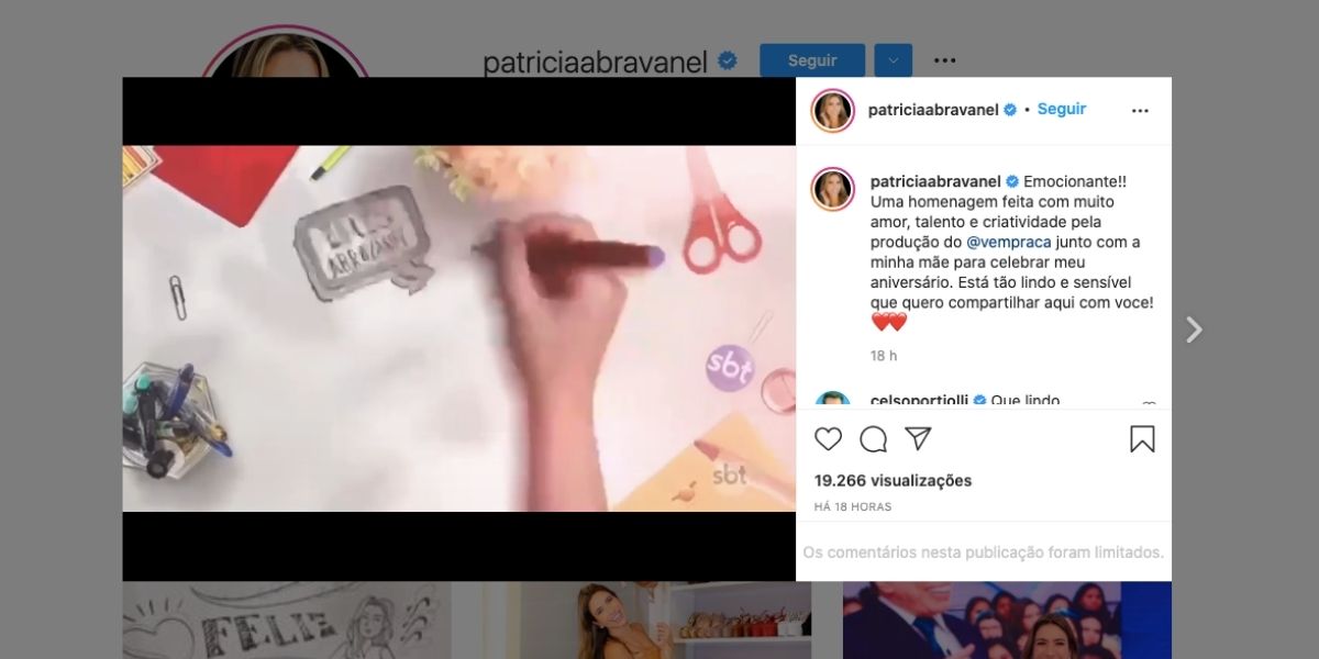 Patrícia Abravanel manda recado para produção de programa (Reprodução)