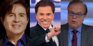 Xororó, Silvio Santos e Chico Pinheiro (Reprodução)