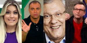 Renata Fan, Denilson, Milton Neves e Neto viram alvos na Record (Foto reprodução)