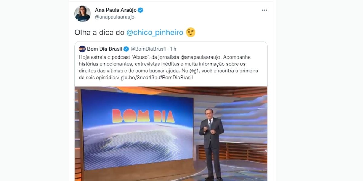 Com Ana Paula Araújo fora, Chico Pinheiro expõe o que parceira fez na Globo e âncora se pronuncia: "Abuso"