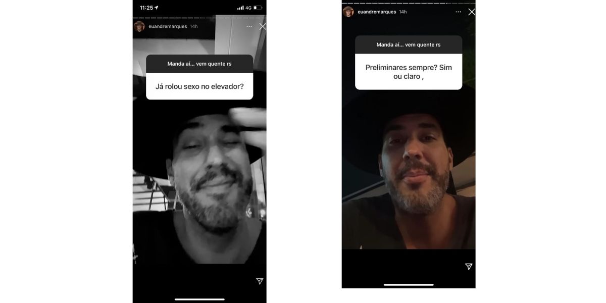 André Marques escandaliza com intimidades, assume sexo em elevador e expõe o que faz na cama em vídeo: "Prefiro"