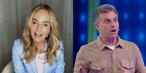 Angélica e Luciano Huck trabalham em emissoras diferentes (Foto: Reprodução)