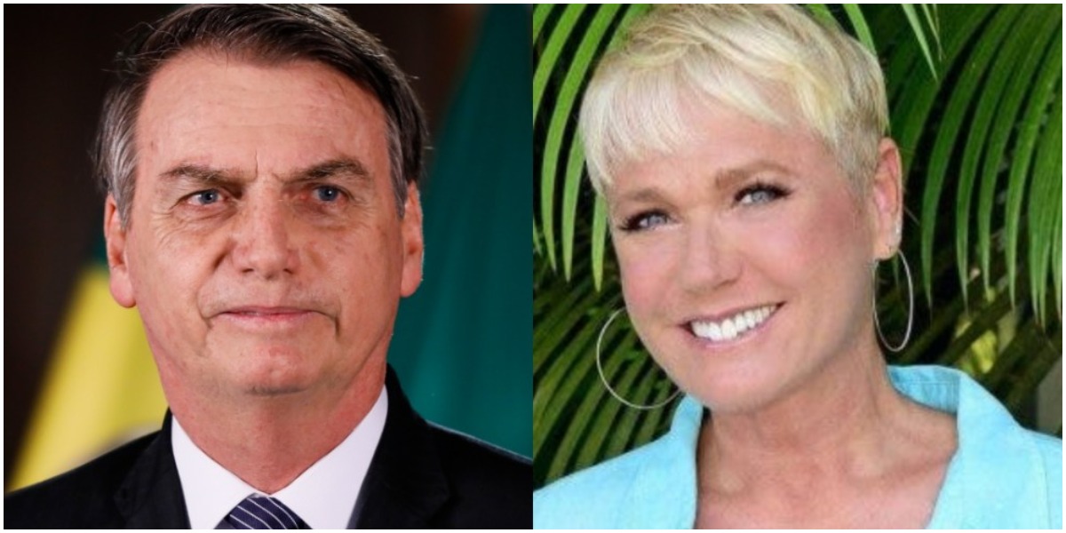 Bolsonaro em atrito com Xuxa nas redes sociais - Foto: Montagem