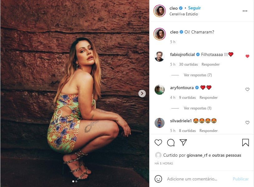 Cleo Pires incendeia o clima com fotos provocantes - Foto: Reprodução