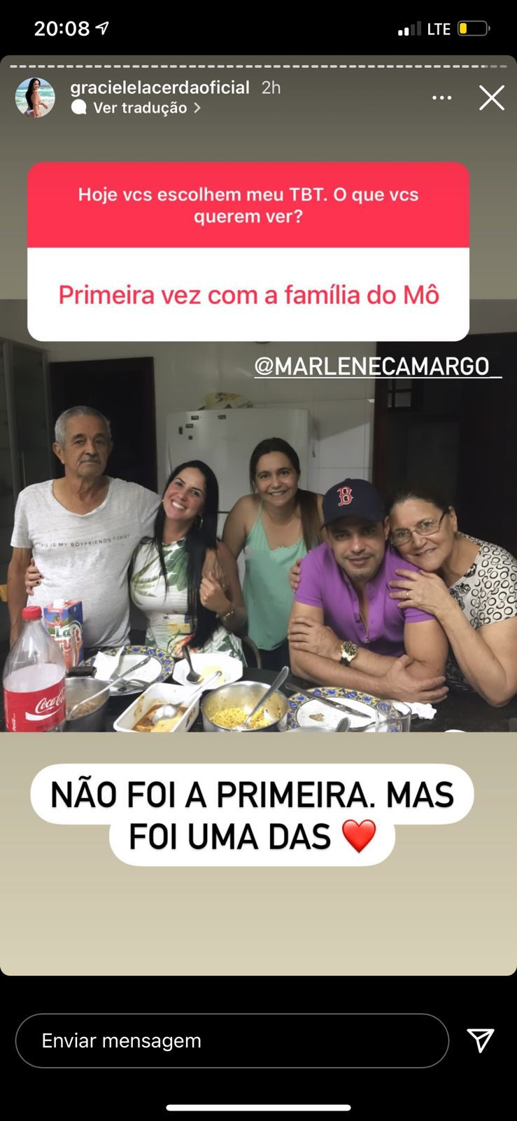 Graciele Lacerda e família de Zezé Di Camargo - Reprodução