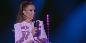 Ivete Sangalo acabou sendo criticada (Foto: Reprodução)