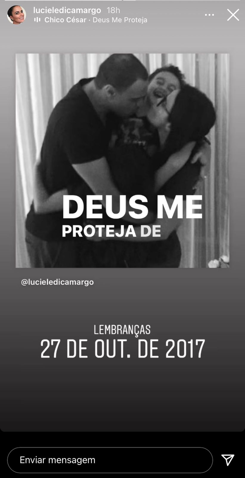 "Deus me proteja", Luciele entrega passado com Denílson após relação com Renata Fan ser exposta: "Pessoa ruim"